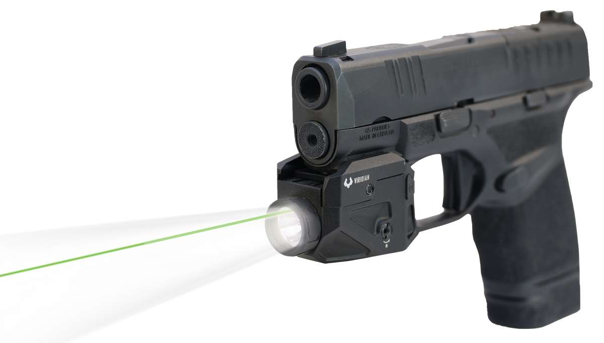Viridian C5L Slim C Series 550 Lumen Tactical Light w/Green Laser - Springfield Hellcat/Hellcat Pro — view 3
