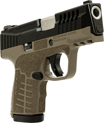 Savage Stance XR 9mm Luger 3.2" 13+1 Semi-Auto Pistol - FDE/Black Nitride — view 3