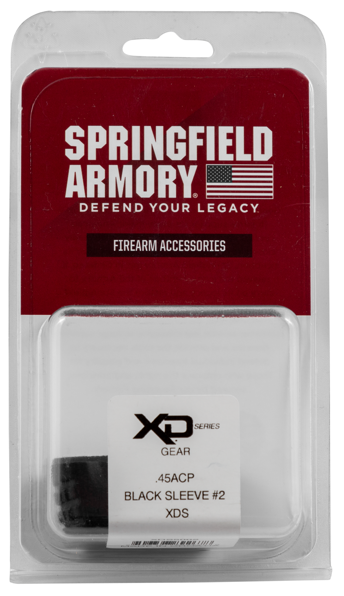 Springfield Armory XDS5002 Backstrap Sleeve .45 ACP Black Polymer — view 3