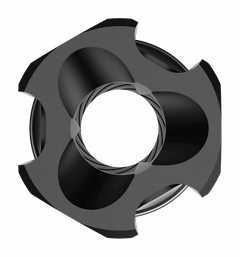 Liberty Precision Machine LPM-2007 Eclipse Pin & Weld Flash Hider 1/2x28 Black Stainless Steel 3.05" — view 3
