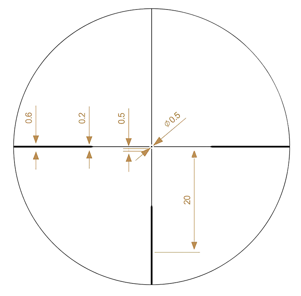 Riton Optics 5 Primal 2-12x44mm 30mm Tube Illuminated RDH SFP MOA Riflescope — view 3