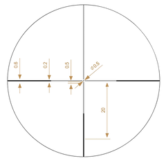 Riton Optics 5 Primal 2-12x44mm 30mm Tube Illuminated RDH SFP MOA Riflescope — view 3