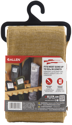 Allen 13172 Stretch Knit Gun Sock 52" Coyote Silicone-Treated Knit — view 3