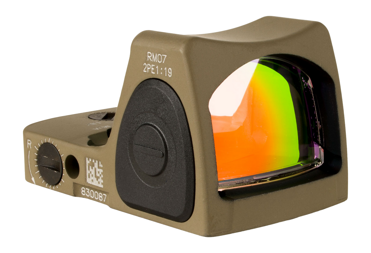 Trijicon RMR Type 2 6.5 MOA Red Dot Adjustable LED Reflex Sight - Flat Dark Earth Cerakote — view 3