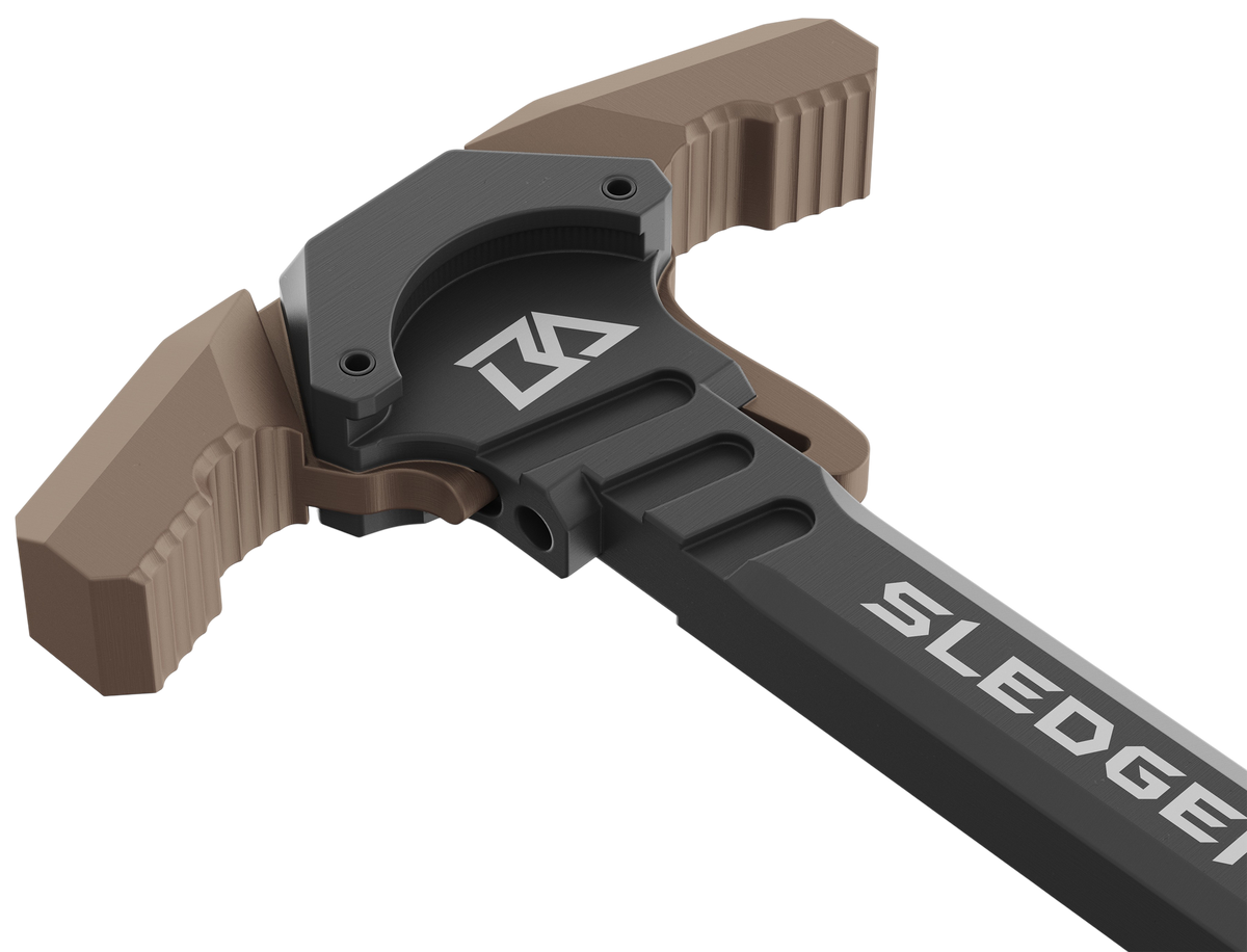 Breek Arms Sledgehammer AR-15/M16 Ambidextrous Charging Handle - Flat Dark Earth — view 3