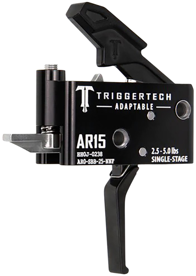 TriggerTech Adaptable AR-15 2.5-5.0 lb Single-Stage Flat Trigger - Black — view 3