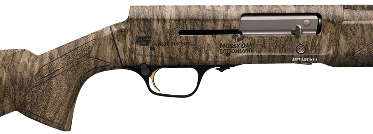 Browning A5 12 Gauge 28" 3.5" 4+1 Semi-Auto Shotgun - Mossy Oak Bottomland — view 3
