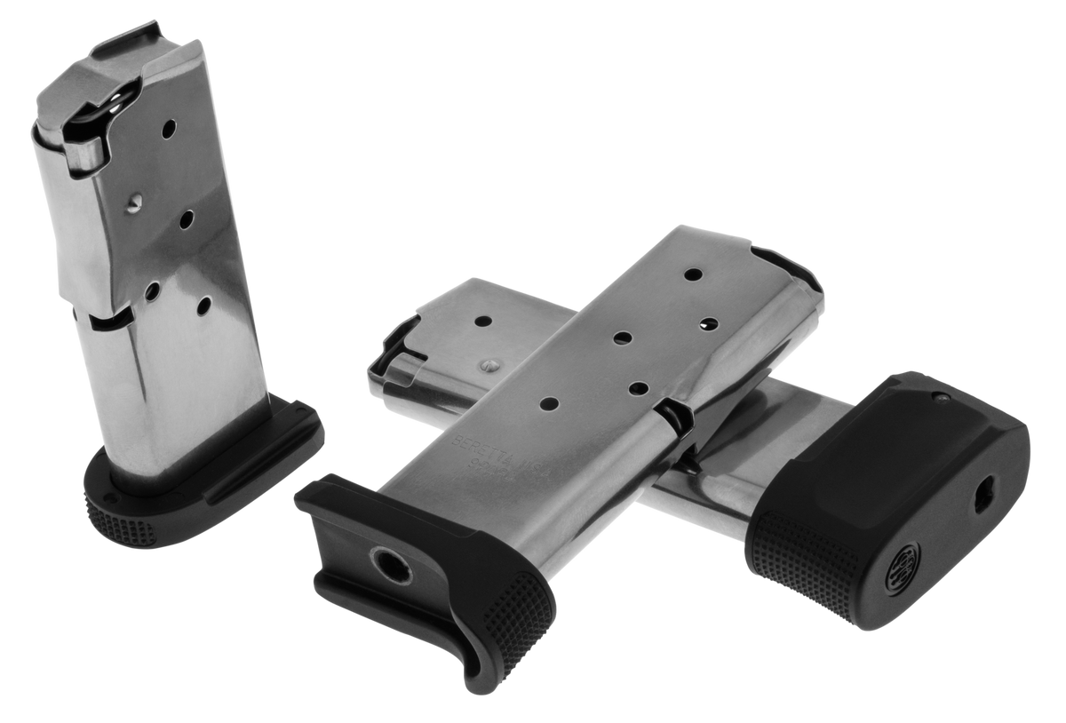 Beretta APX Carry 9mm Luger 6-Rd Stainless Steel Pistol Magazine — view 3