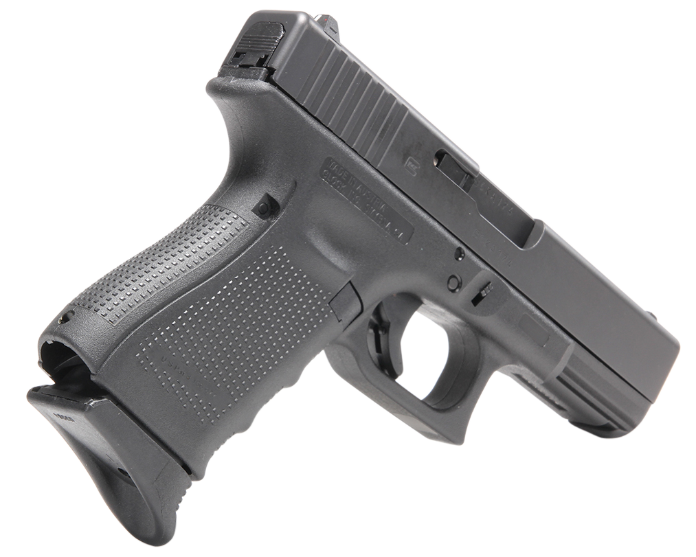 Pachmayr 03894 Grip Extender for Glock 17/18/19/22/23/24/25/31/32/34/35/37 Polymer Black 2 Pack — view 3