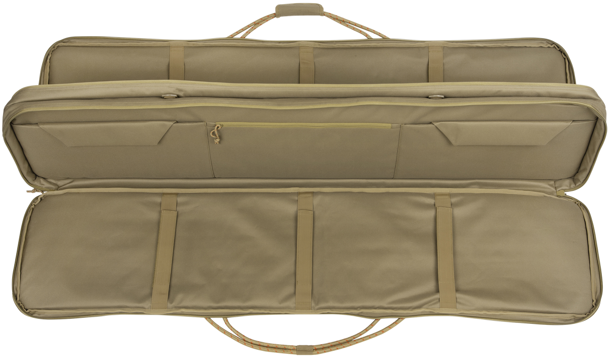 Tac Six Unit 55" 2-Rifle Tactical Case Coyote 600D Polyester — view 3