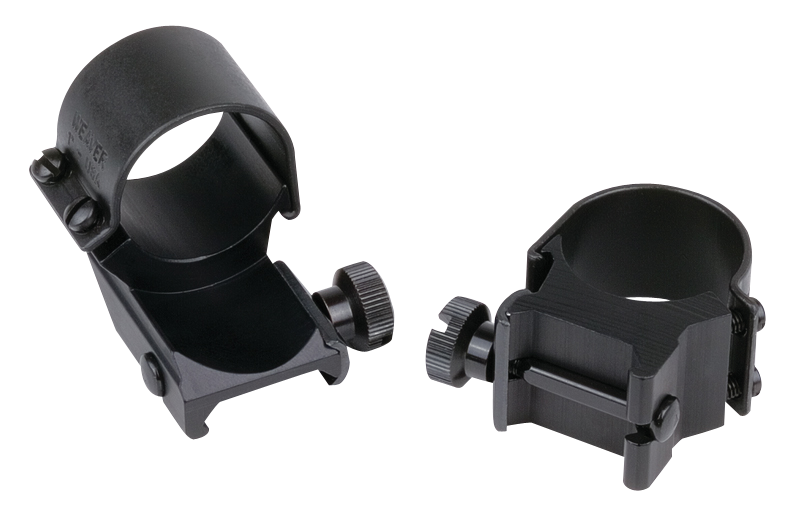 Weaver Mounts 49043 Detachable Top Mount Extension Rings 1" High Matte Black — view 3
