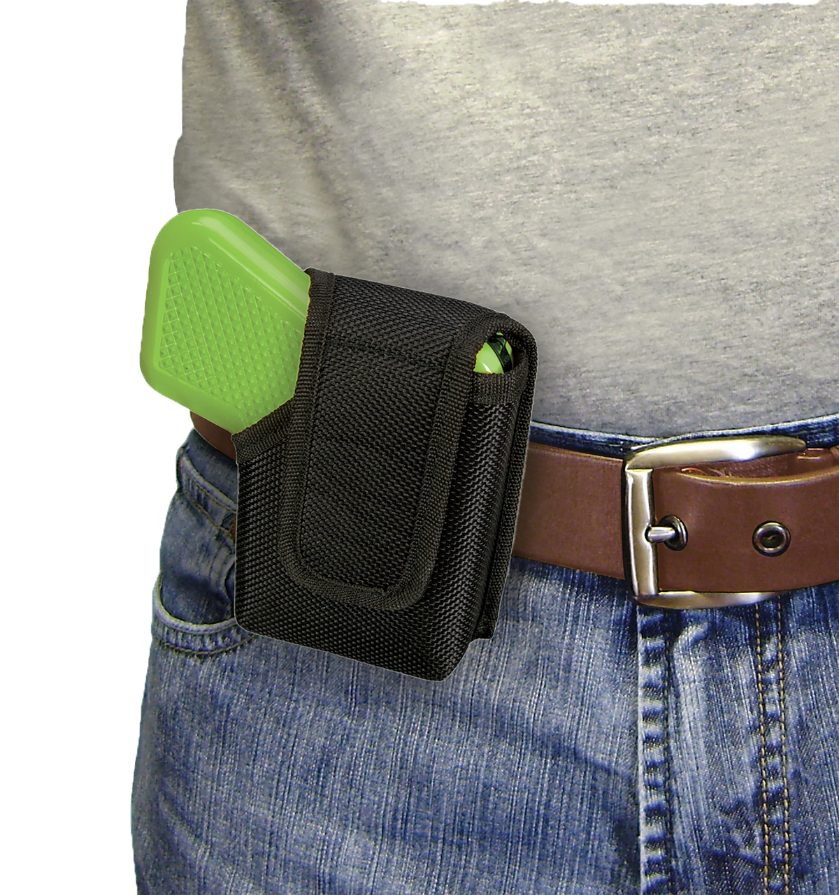 Zap ZAPGUN Stun Gun/Flashlight 950,000 Volt Green Plastic — view 3