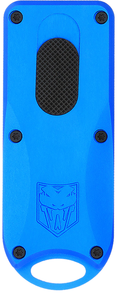 CobraTec Knives OTF Bottle Opener Blue Aluminum/Stainless Steel — view 3