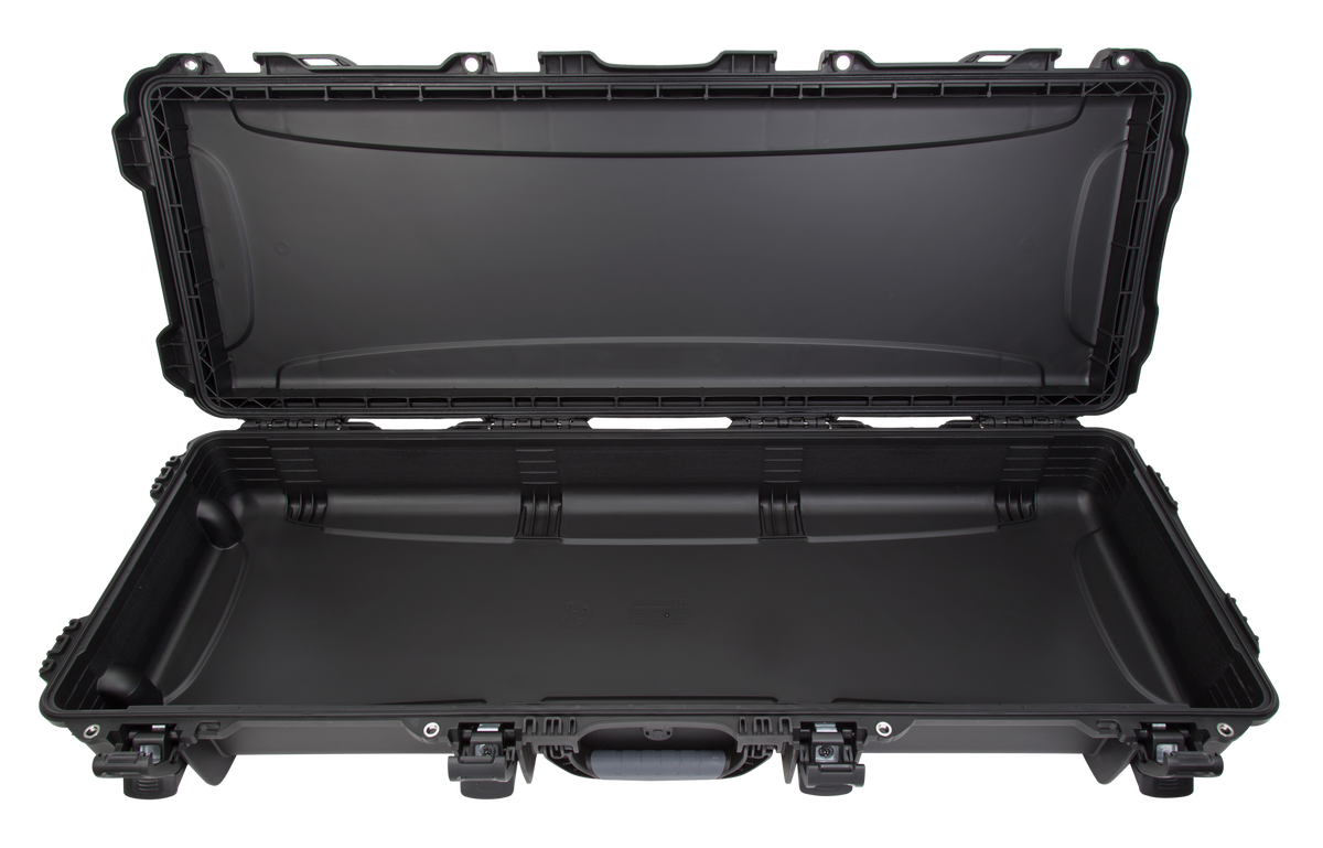 Nanuk 990 47" Black Polymer Tactical Rifle/Takedown Shotgun Case w/ Foam & Wheels — view 3