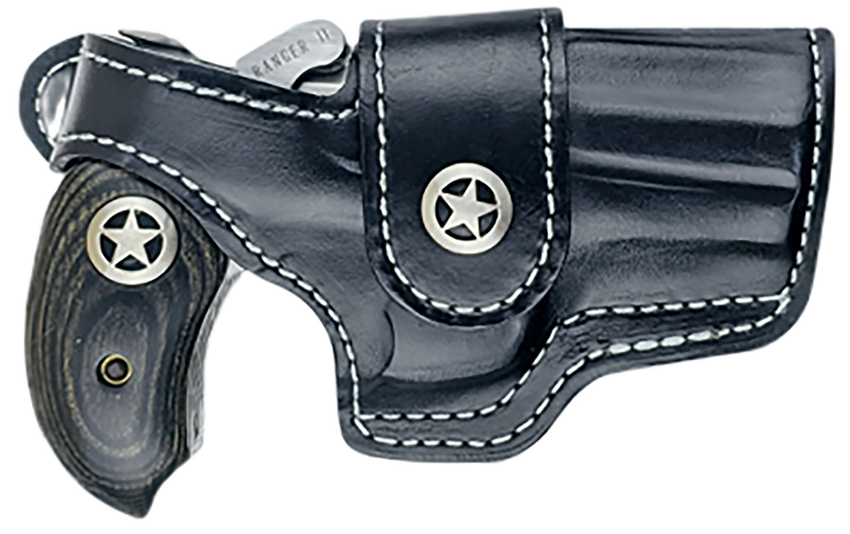 Bond Arms Ranger II 45 Colt/410 Bore 4.25" 2-Rd Derringer - Ext. Black Ash/Star Grip - Stainless — view 3