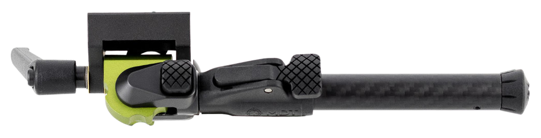 MDT Sporting Goods GRND-POD Green/Black 4.5"-9" Carbon Fiber Bipod - ARCA/RRS Dovetail — view 3