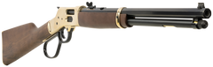 Henry H006GCL Side Gate 45 Colt (LC) 20" 10+1 Lever-Action Rifle - Large Loop, Polished Brass Receiver — view 3