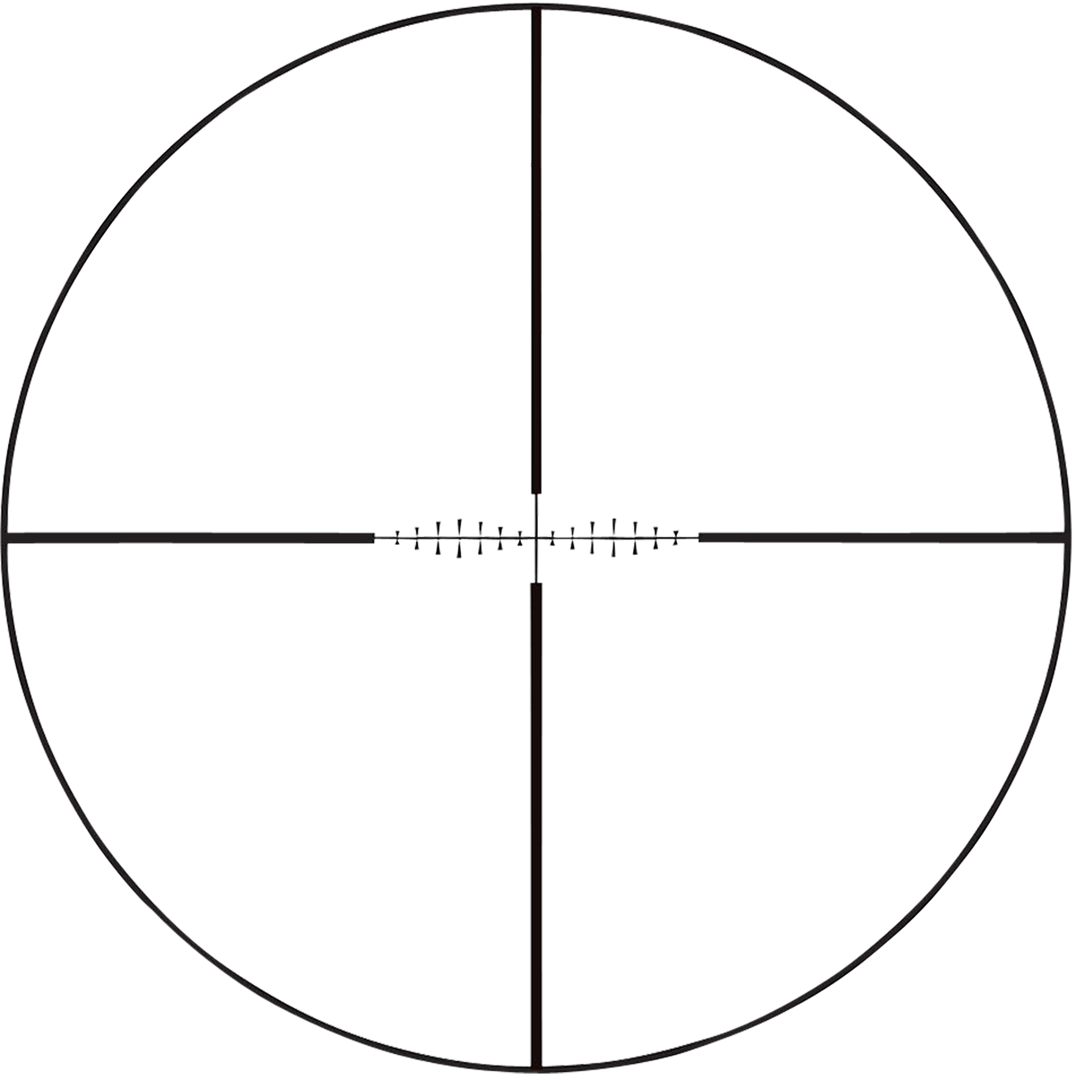 Huskemaw Optics Blue Diamond 2-12x44mm 30mm Tube HuntSmart Reticle Riflescope — view 3