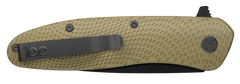 Outdoor Edge Viddux 3.15" Folding Drop Point Plain 4Cr14MoV Black Oxide Blade Green Glass-Filled Nylon Handle — view 3