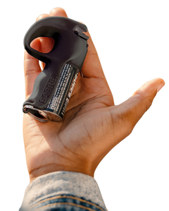 Sabre Quick Grip Pepper Spray 0.54 oz 12 ft Range Black - Twist Lock w/Key Ring — view 3