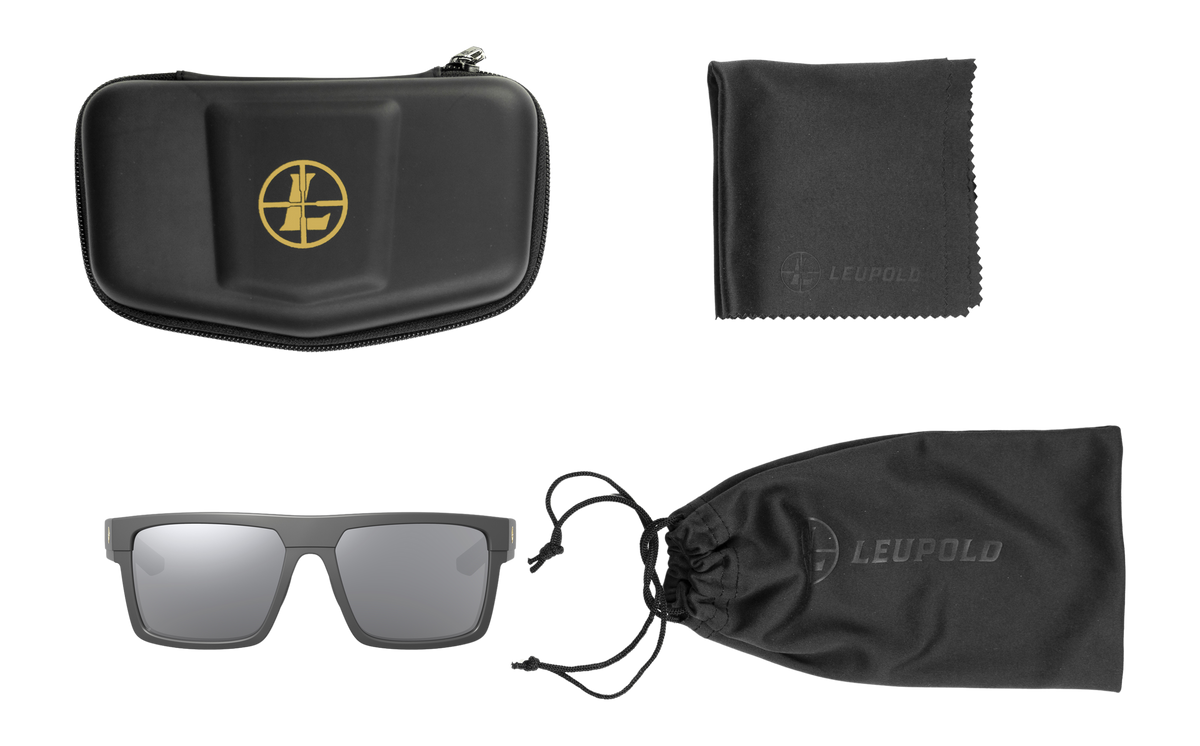 Leupold Becnara Performance Eyewear Dark Gray Frame Shadow Gray Flash — view 3