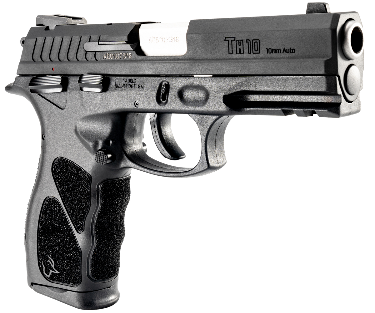 Taurus TH10 10mm Auto 4.27" 15+1 DA/SA Semi-Auto Pistol - Matte Black — view 3