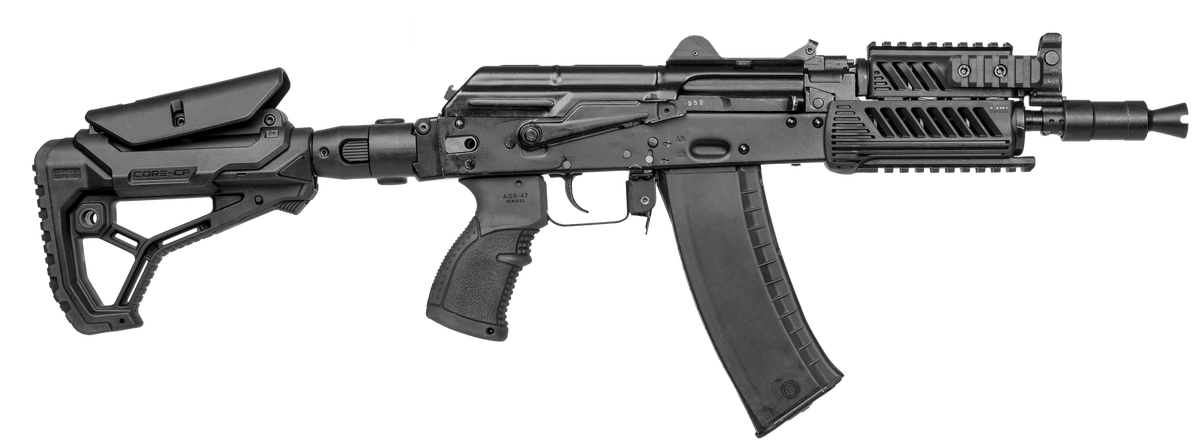 FAB Defense GL-Core CP Buttstock Adjustable Cheekrest AR-15/M4 Black Polymer — view 3