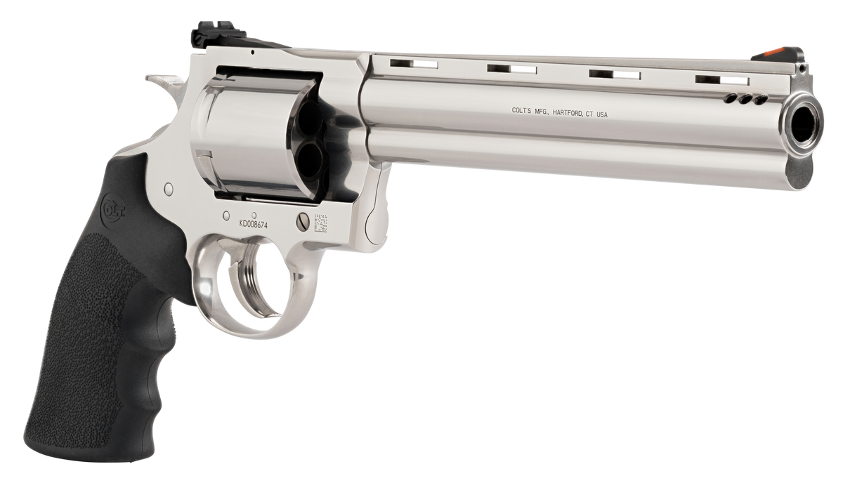 Colt Mfg Kodiak 44 Mag 8" 6-Shot DA/SA Revolver - Stainless Ported — view 3
