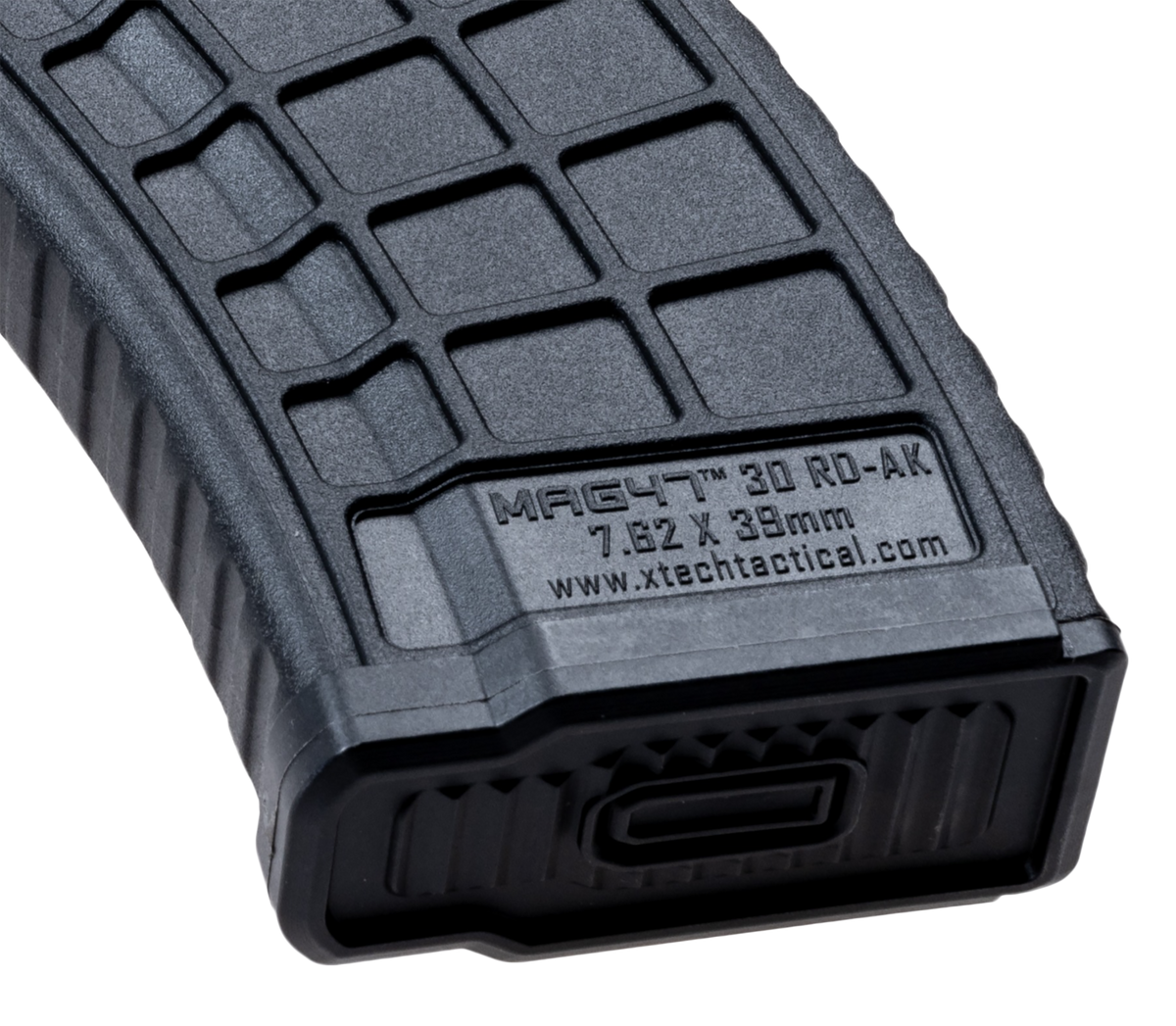 Xtech Tacitcal MAG47 Gen2 AK-47 7.62x39mm 30rd Waffle Stainless Steel Magazine - Black — view 3