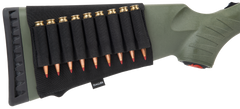 Allen 206 Rifle Cartridge Holder 9-Round Black Elastic Buttstock Mount — view 3