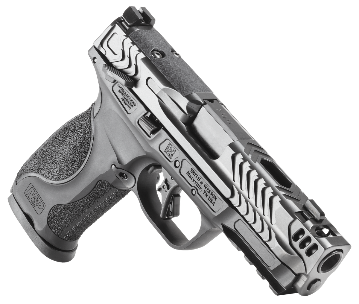 Smith & Wesson M&P9 PC M2.0 9mm Luger 4.22" 10+1 Striker-Fired Pistol - Optic Ready, Ported — view 3