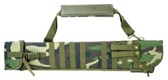 NcSTAR CVSCB2917WC VISM Tactical Shotgun Scabbard Woodland Camo 600D PVC 29"-34.75" — view 3