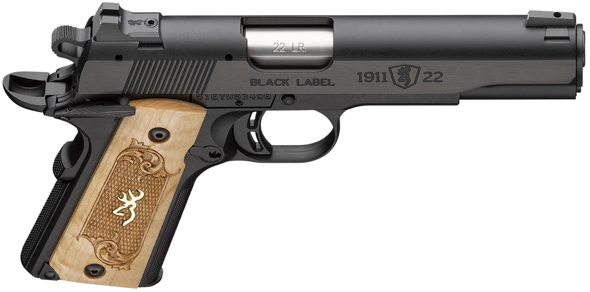 Browning 1911-22 Black Label Medallion Full Size 22 LR 4.25" 10+1 Pistol — view 3