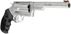 Taurus Judge Magnum 45 Colt (Long Colt)/410 Gauge 6.5" 5rd DA/SA Compact Revolver - Matte Stainless — view 3