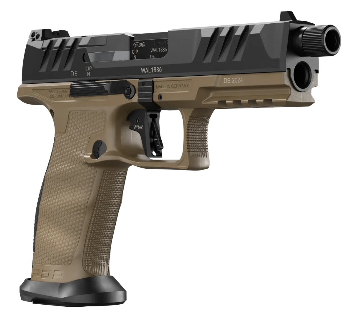 Walther Arms PDP Pro SD Full Size 9mm Luger 5.10" 10+1 Striker-Fired Pistol - FDE Frame — view 3