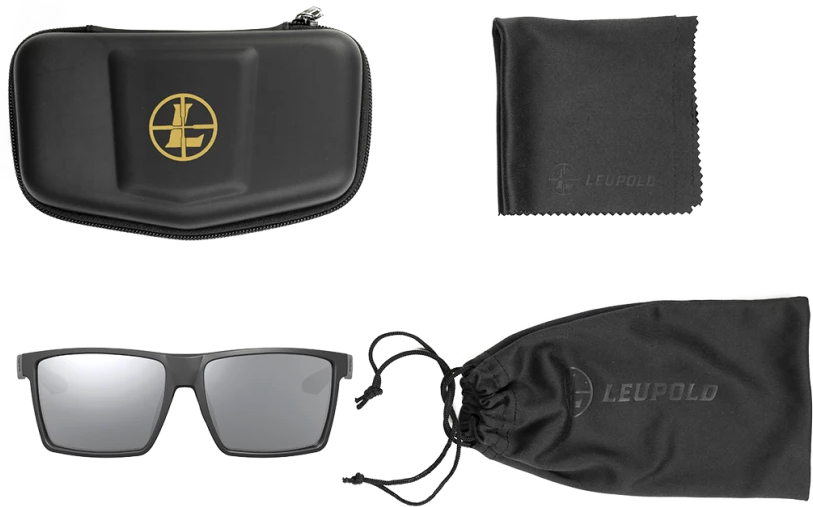 Leupold Performance Wear Desoto Shadow Gray Flash Lens Polycarbonate Matte Black Frame — view 3