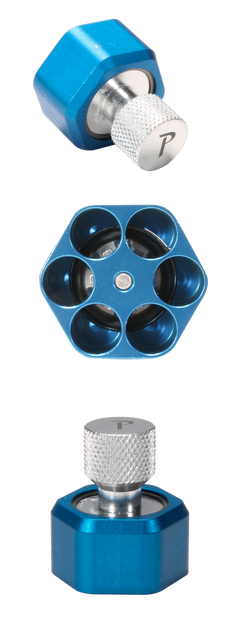 Pachmayr 02652 Competition Speedloader Aluminum Blue for S&W K-Frame 6-Rd — view 3