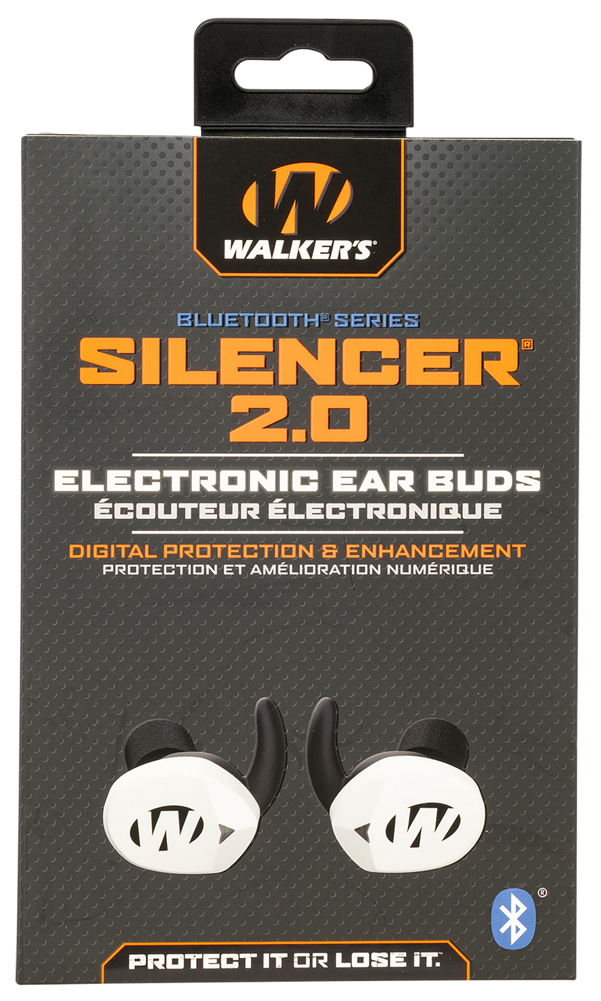 Walkers Game Ear Silencer BT 2.0 Electronic Ear Buds Bluetooth 5.0 In-Ear White Polymer — view 3