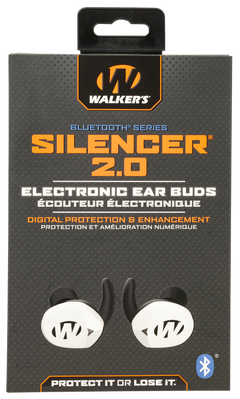 Walkers Game Ear Silencer BT 2.0 Electronic Ear Buds Bluetooth 5.0 In-Ear White Polymer — view 3