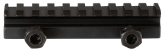 TruGlo Picatinny Riser Mount 0.5" Rise 4" Long CNC Aluminum - Matte Black Anodized — view 3