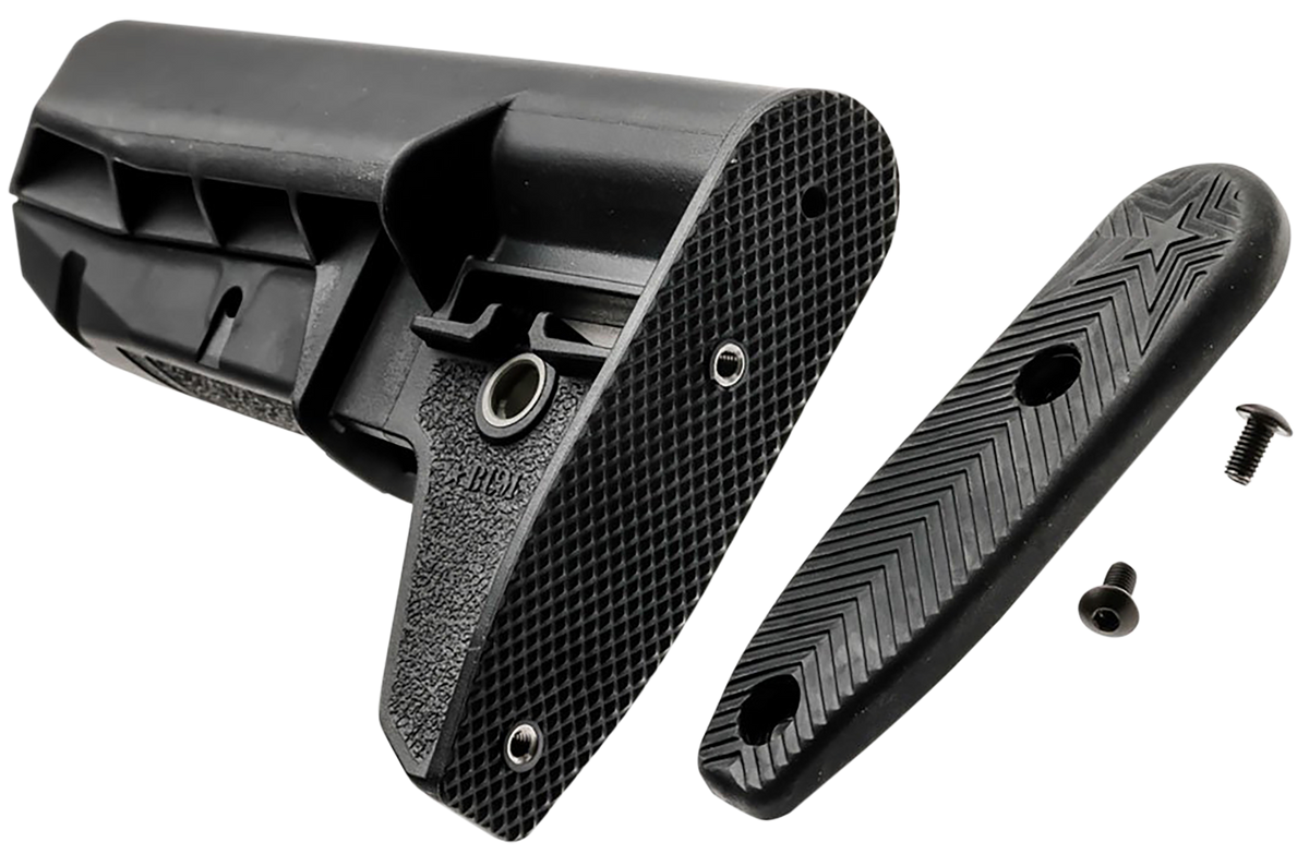 BCM Stock Mod 2 SOPMOD Black Widebody AR-15 Collapsible Buttstock - Mil-Spec — view 3