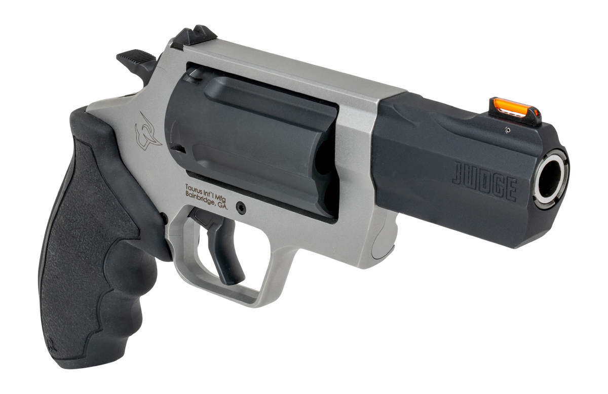 Taurus Judge 45 Long Colt/410 Gauge 3" 5-Shot DA/SA Revolver - Stainless/Black — view 3