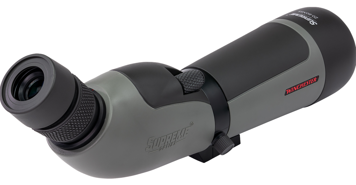 Winchester Optics Supreme 20-60x65mm Angled Spotting Scope - Black/Gray — view 3
