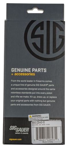 Sig Sauer P229 .40 S&W / .357 Sig 10-Round Blued Steel Magazine — view 3