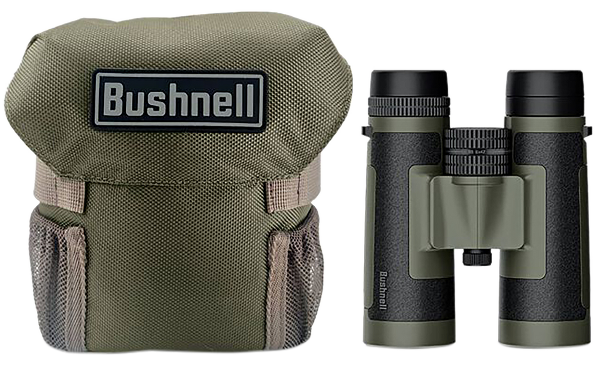 Bushnell R5 8x42mm BaK-4 Roof Prism Binoculars - Green Aluminum — view 3