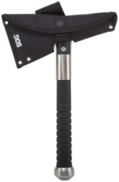 S.O.G Voodoo Hawk Mini Tomahawk 2.75" 3Cr13MoV SS Blade - Satin Finish - GRN Handle — view 3