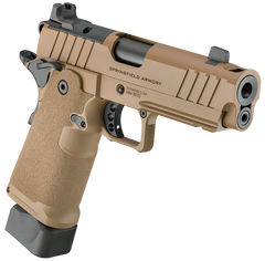 Springfield Armory 1911 DS Prodigy Comp 9mm Luger 4.25" 20+1 Semi-Auto Pistol - Coyote Brown — view 3