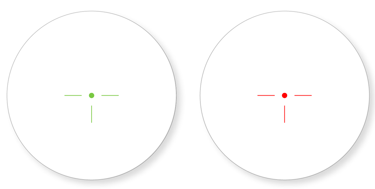 UTG ITA 6" Red/Green T-Dot Red Dot Sight w/ Offset QD Mount — view 3