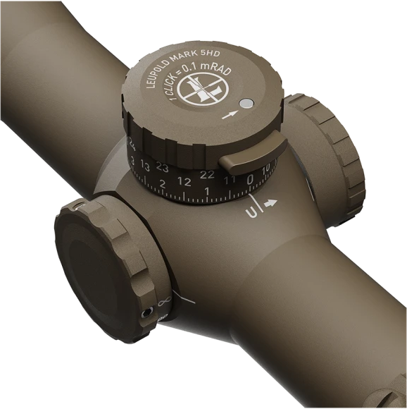 Leupold Mark 5HD 5-25x56mm FFP PR2-MIL Dark Earth Riflescope — view 3