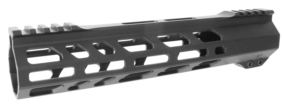 TacFire A.C.E. 10" M-LOK Free Float Handguard - AR-15 - Black Hardcoat Anodized Aluminum — view 3